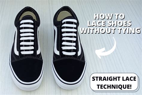 how to tie shoe laces for slip on